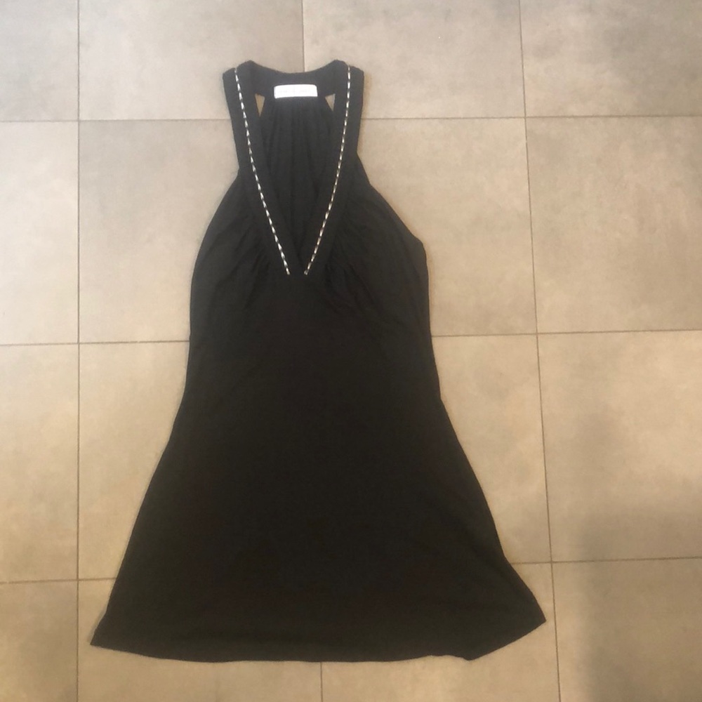 Rebecca Beeson Long Black Tank Top